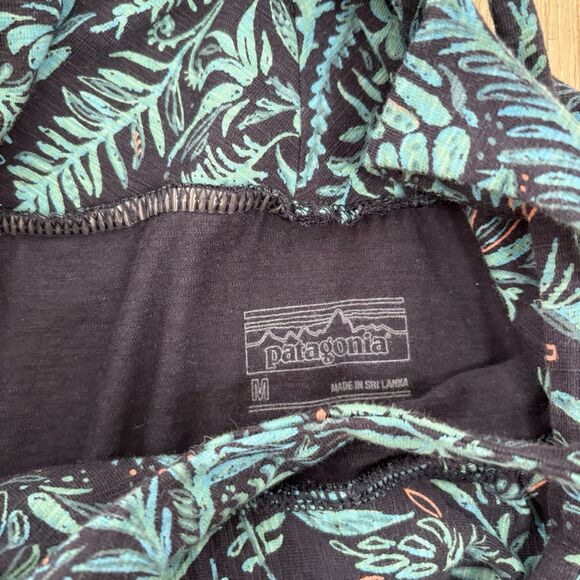 Patagonia Dress Womens Size Medium A Forest Navy Jersey Dress Cross Back NWT - Picture 4 of 8